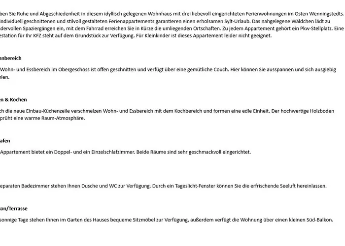 Ostwind - Osterweg 51, App 2 Lägenhet *